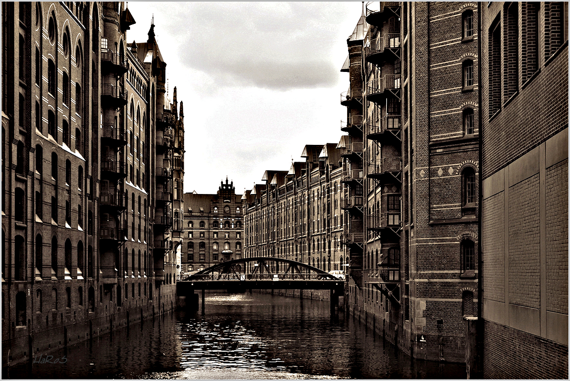 Fleet in der Speicherstadt