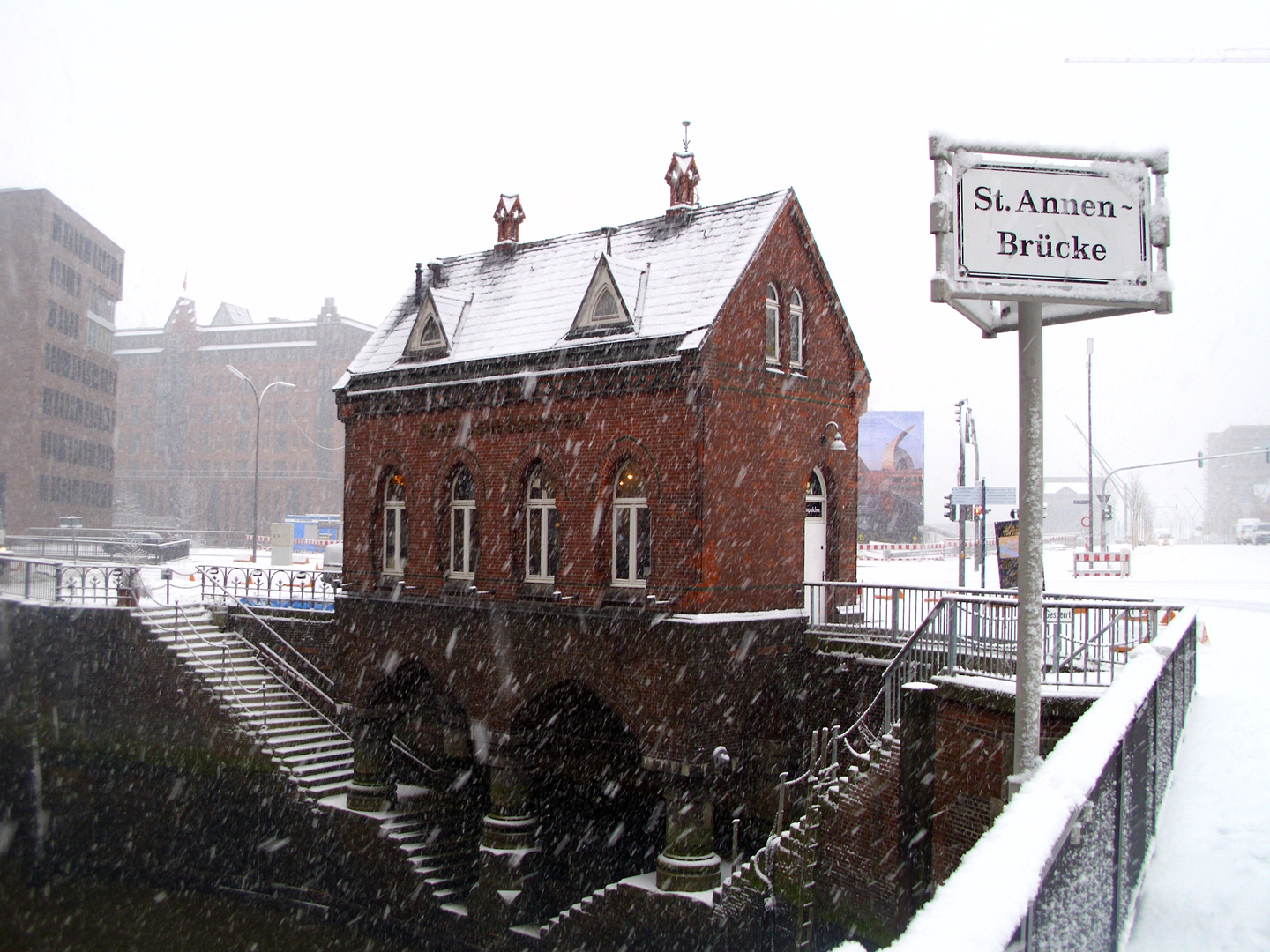 Fleetschlösschen im Schnee