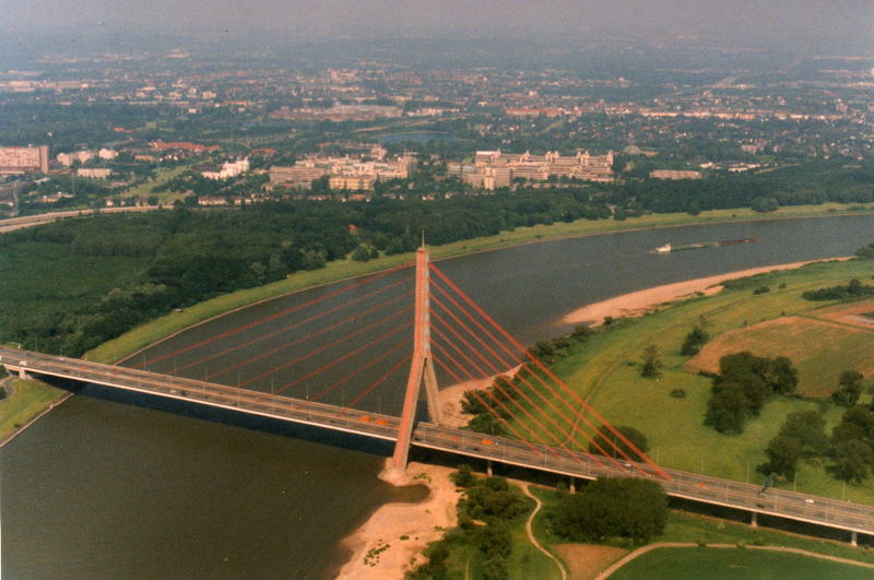 Fleher Brücke bei Düsseldorf (Juni 1996)