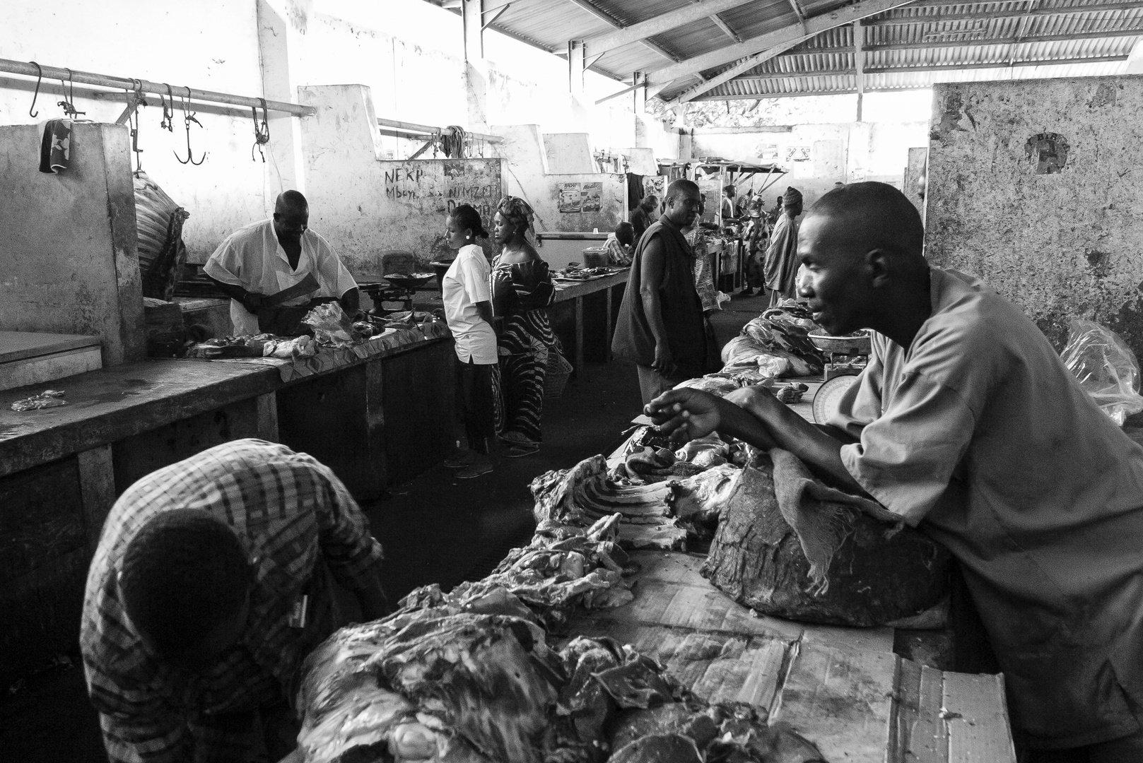 Fleischmarkt in Banjul, Gambia (reloaded)