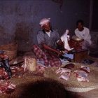 Fleischmarkt in Shibam