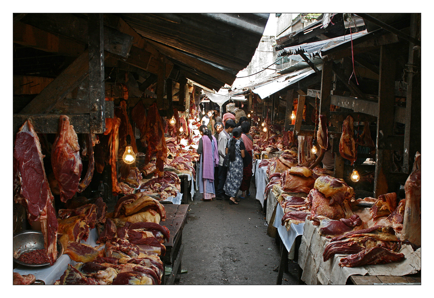 Fleischmarkt in Shillong No. 2 | Meghalaya, India