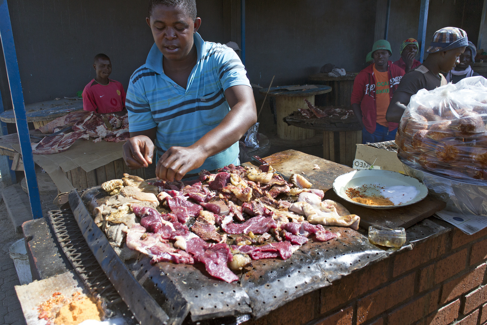 Fleischverkäufer in Katutura