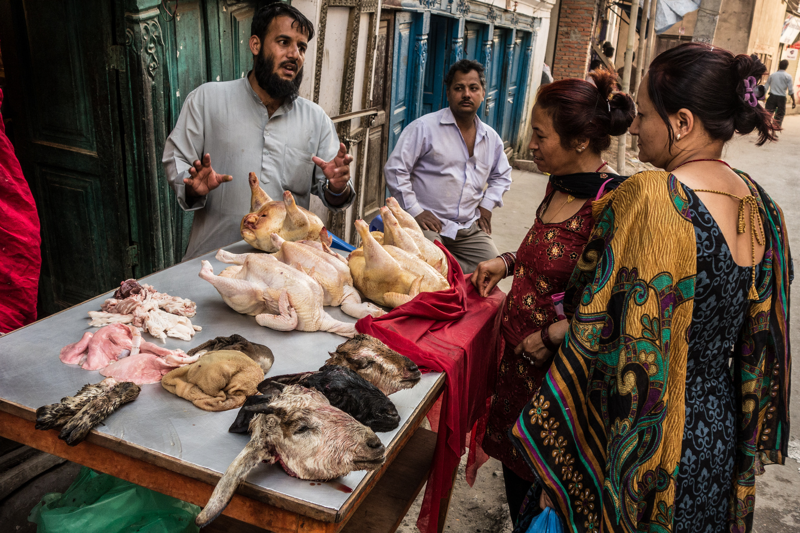 Fleischverkauf in Kathmandu