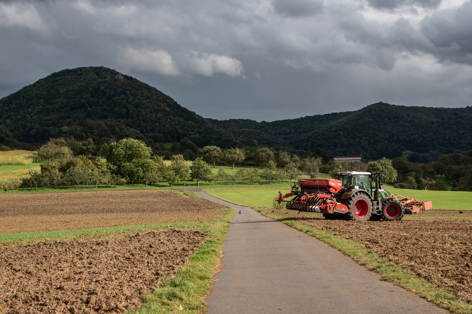 Fleißiger Landwirt