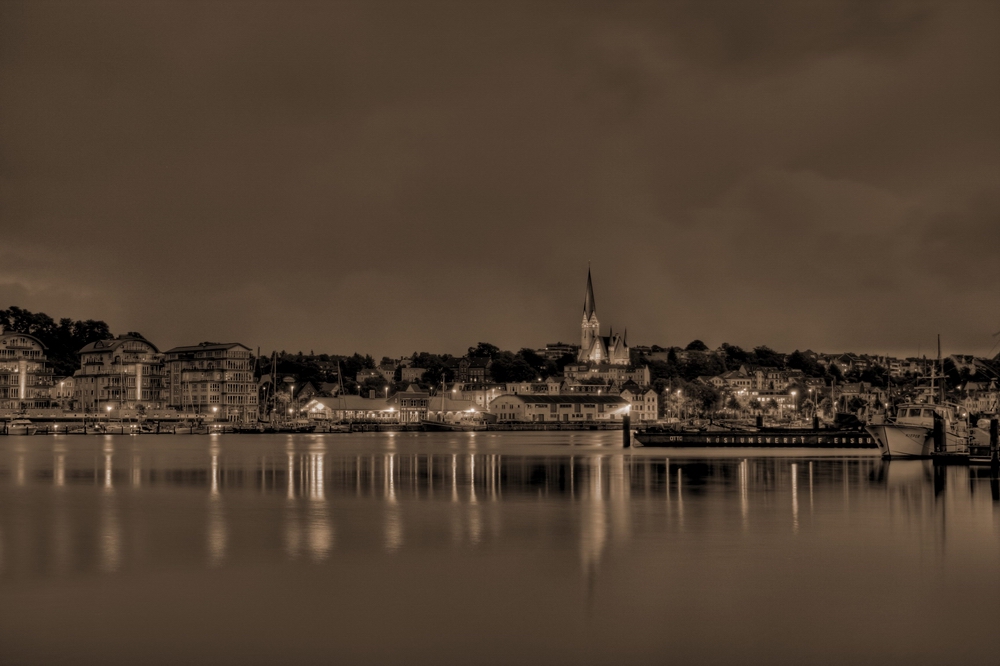 Flensburg bei Nacht...