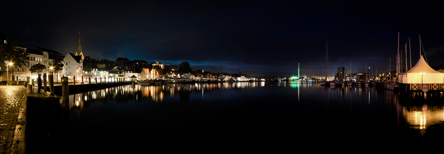 Flensburg bei Nacht