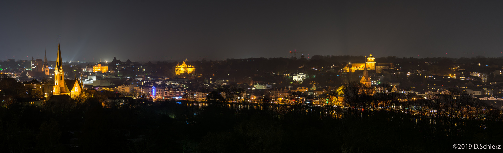 Flensburg bei Nacht