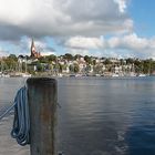 Flensburg Blick vom Museum-Hafen 