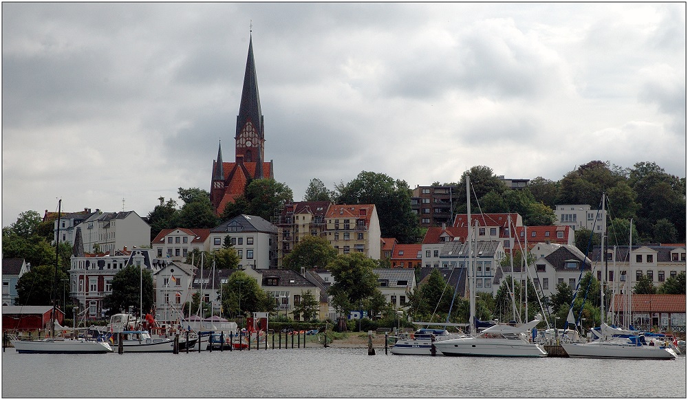 Flensburg im Sommergrau