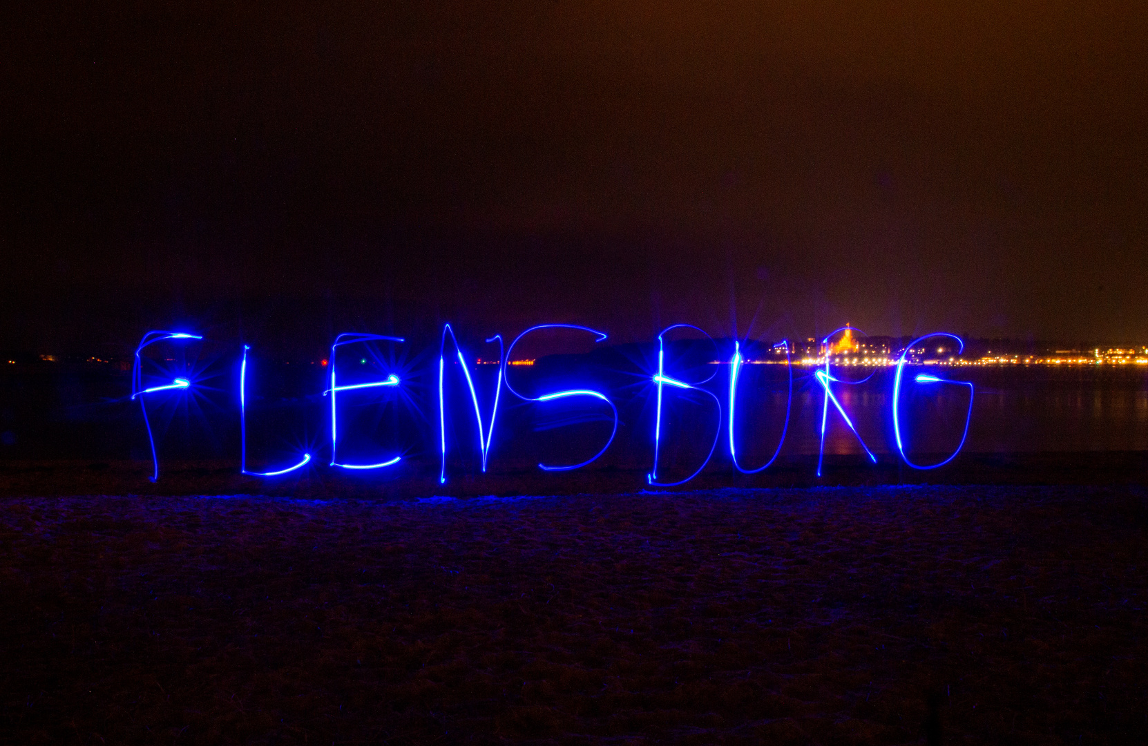 Flensburg Lightpainting 1