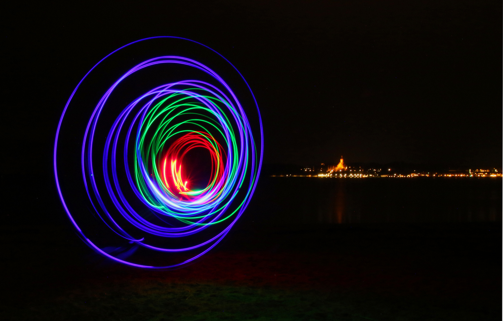 Flensburg Lightpainting 2