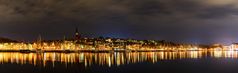 Flensburg - Skyline bei Nacht