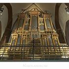 Flensburg - St. Nikolaikirche " Blick zur Orgel, aus meiner Sicht ...."