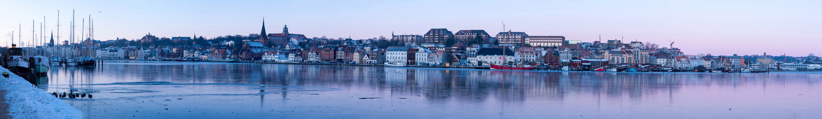 Flensburg Winterpanorama