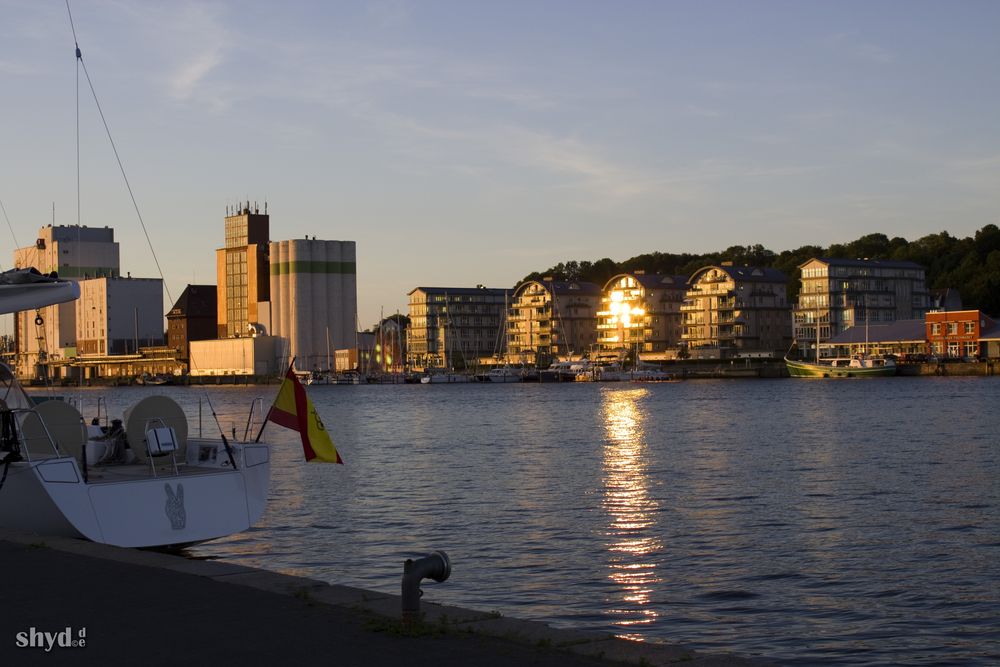 Flensburger Förde und Abendsonne