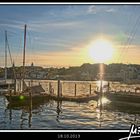 Flensburger Hafen am frühen Abend