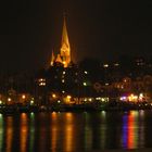 Flensburger Hafen bei Nacht