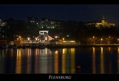 Flensburger-Stadtimpressionen " bei Nacht..."