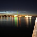 Flensburgs Werft+ Stadtwerke bei Nacht