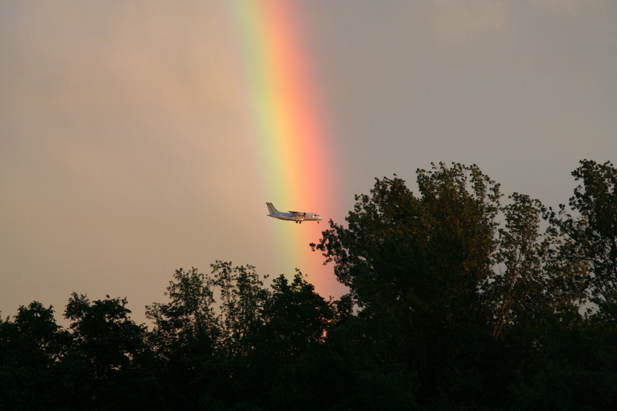 Flieg mit mir zum Regenbogen