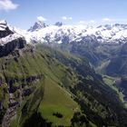 Fliegen am Hahnen bei Engelberg