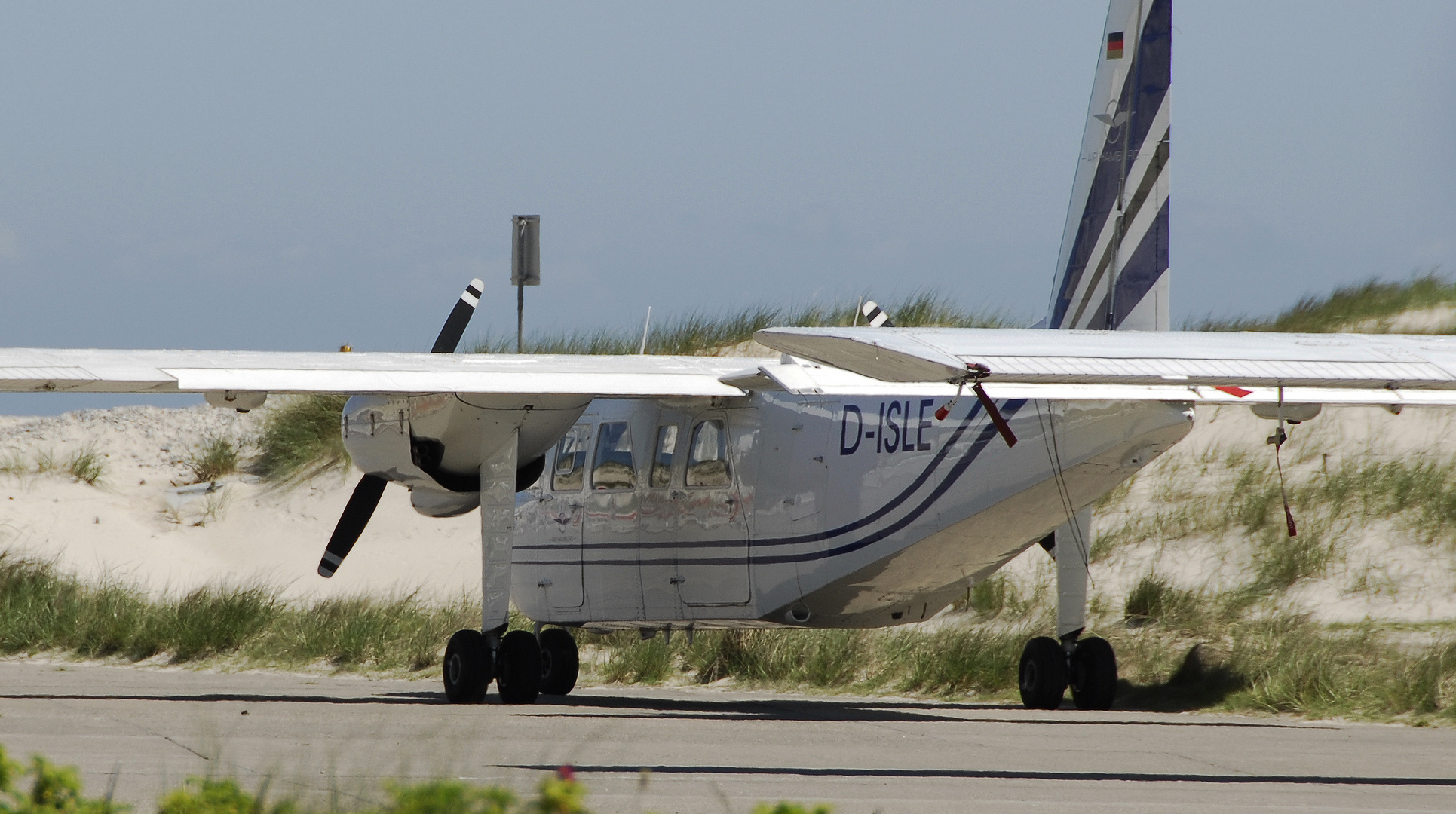 fliegen auf Helgoland