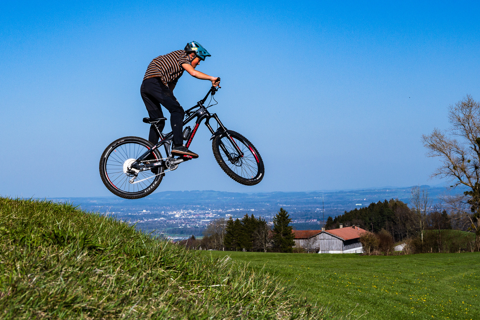 Fliegen beim Spielen