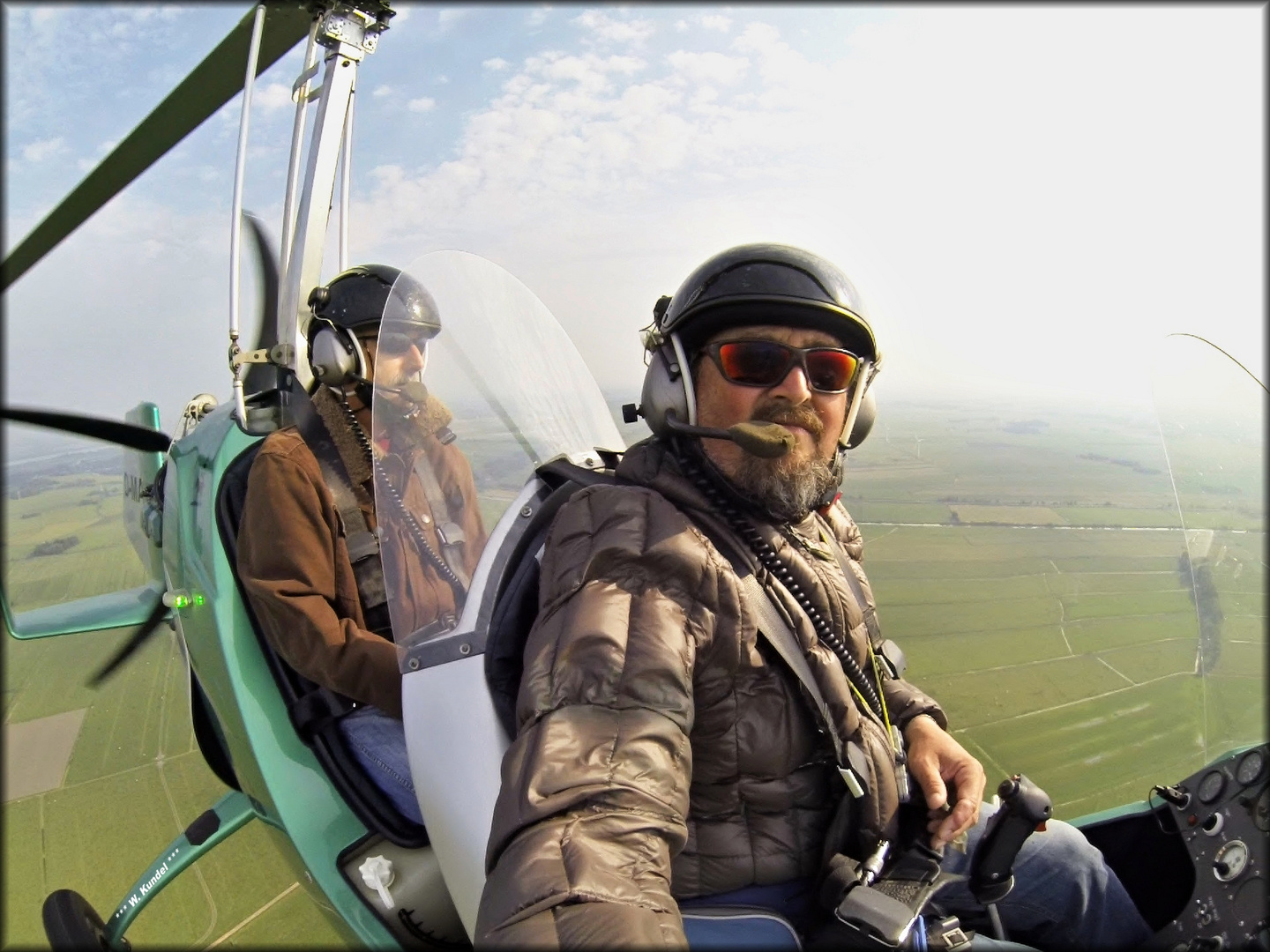 Fliegen im Gyrocopter