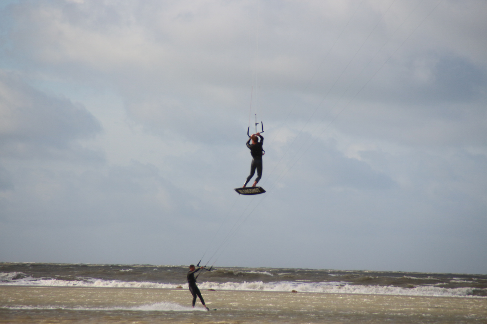 Fliegen im Wind