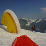 Fliegen mit den Skiern