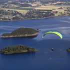 Fliegen über den See