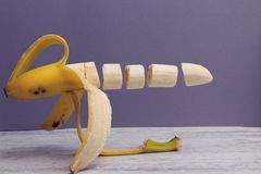 Fliegende Banane