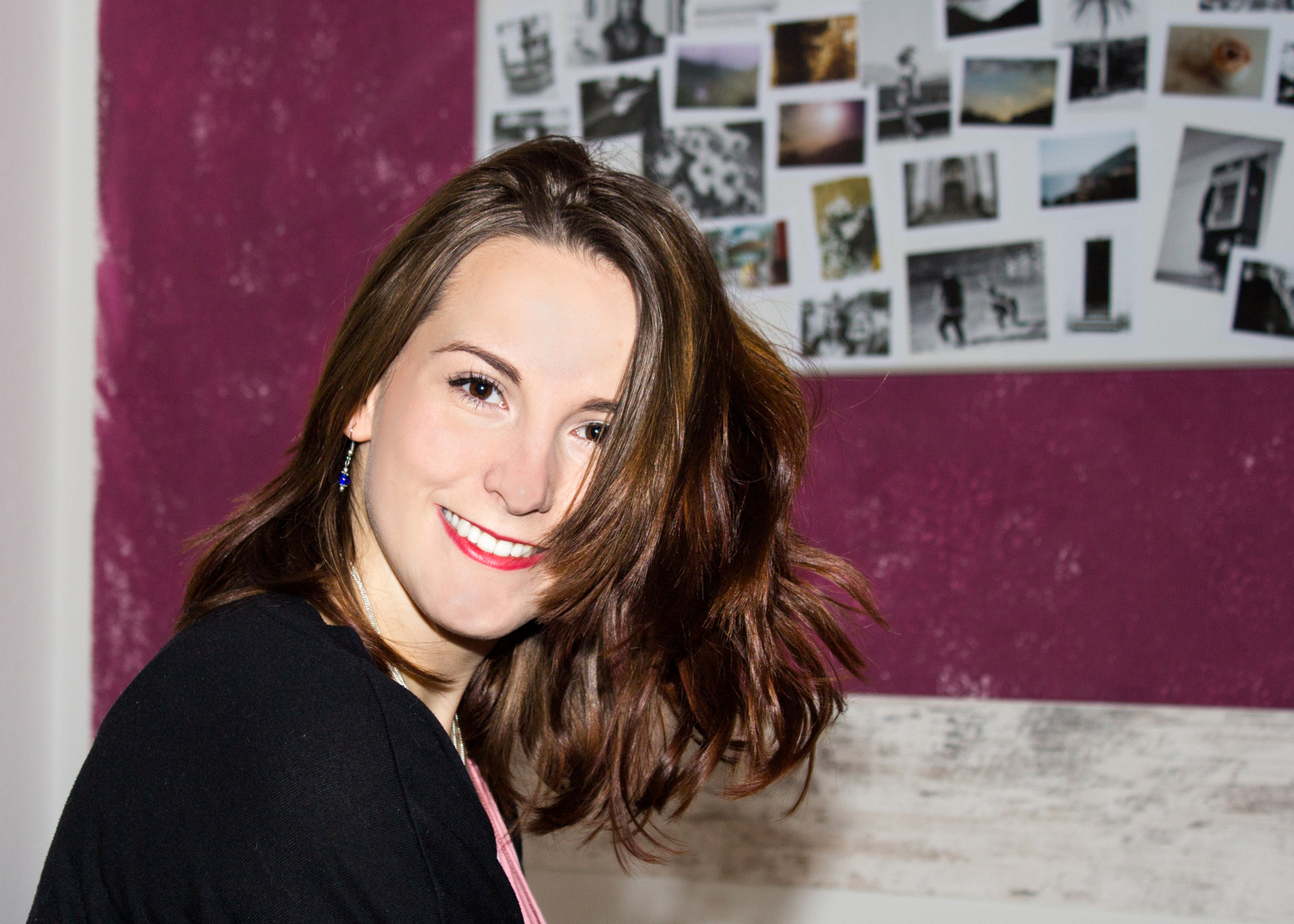 Fliegende Haare Foto Bild Menschen Portrait Purple Bilder Auf Fotocommunity