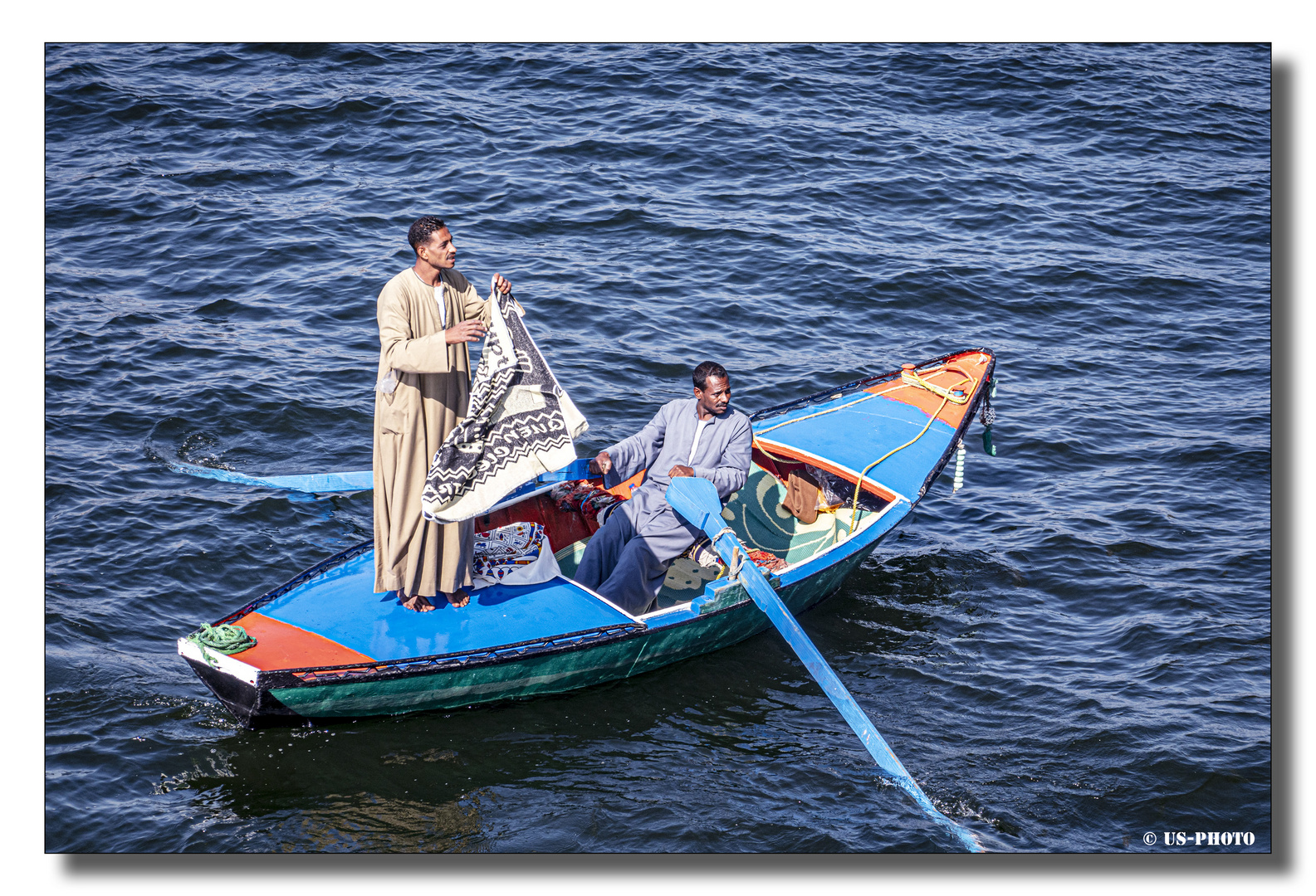 Fliegende Händler auf dem Nil