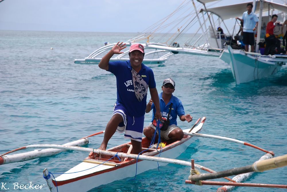 Fliegende Händler vor Cebu / Philippinen