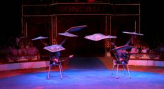 "Fliegende Tücher" beim Circus Roncalli Programm 2008