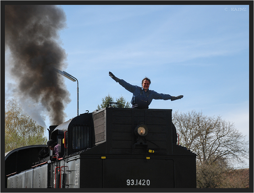 Fliegender Eisenbahner Foto &amp; Bild | eisenbahn, verkehr &amp; fahrzeuge ...