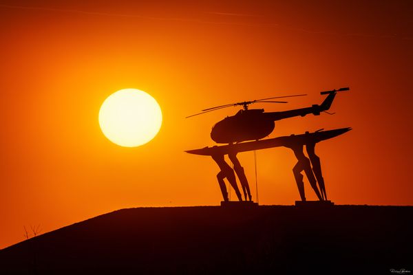 Fliegender gelber Engel