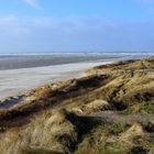 Fliegender Sand am Strand