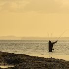 Fliegenfischer an der Ostsee