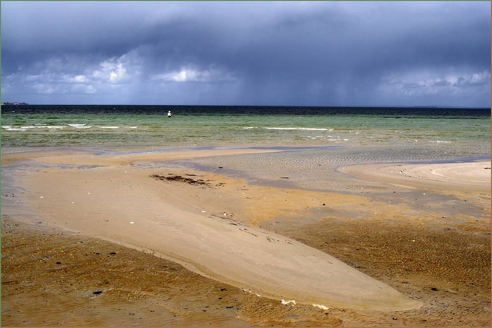 Fliegenfischer in der Ostsee