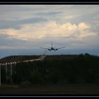 Flieger bei der Landung