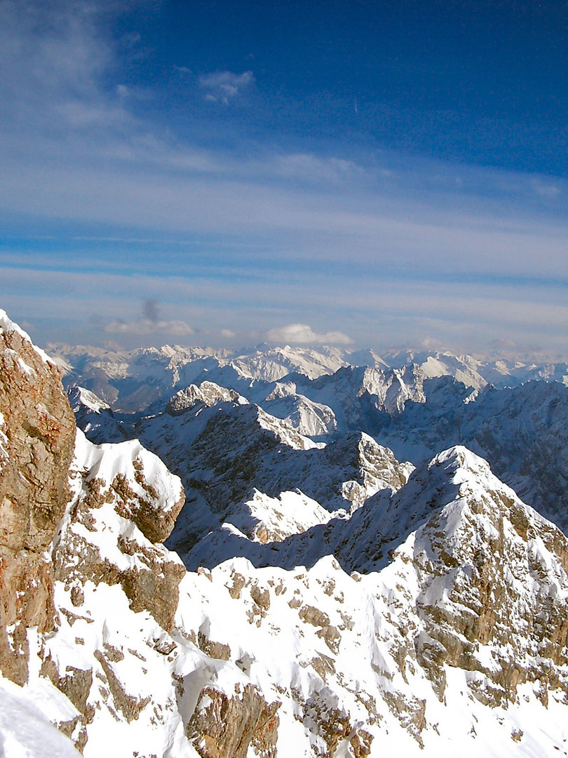 Flieger, grüss mir den ( Alpen ) Himmel... .