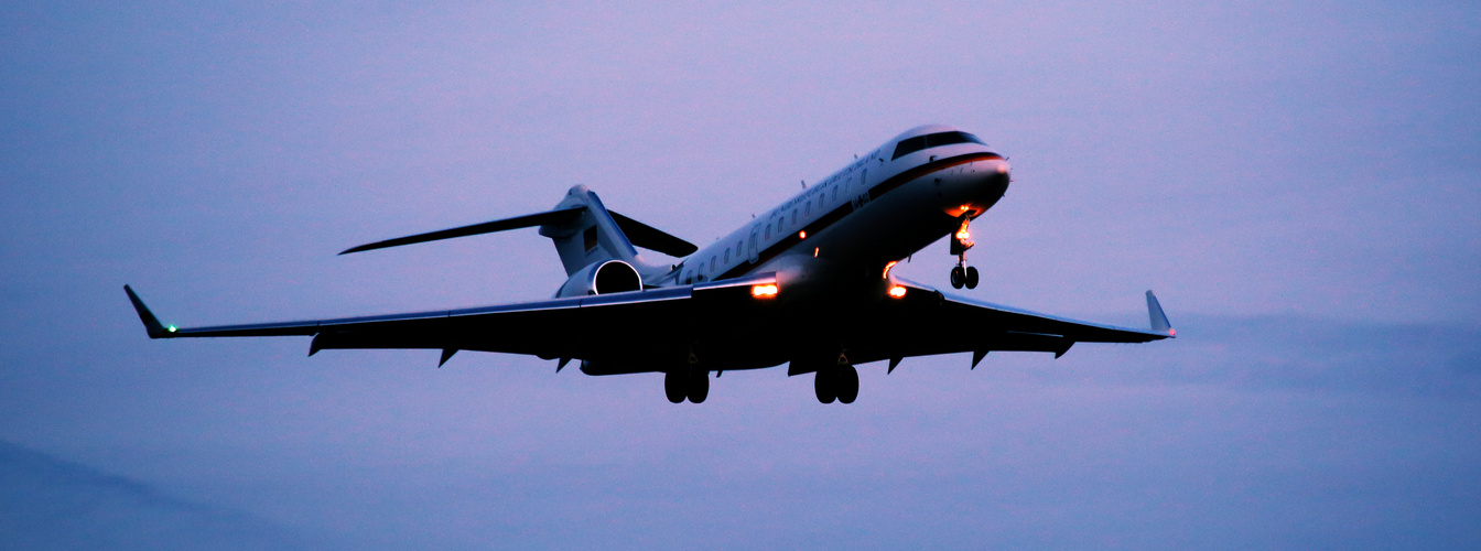 Flieger im Anflug