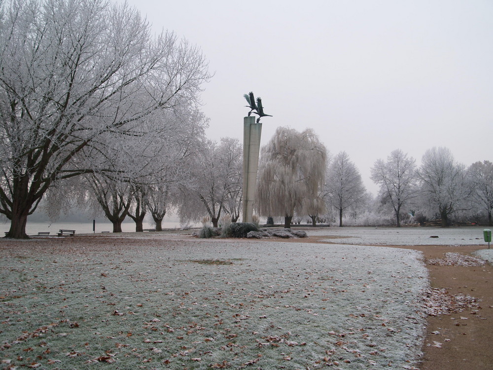 Fliegerdenkmal am Rhein