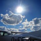 Fliegerhimmel im norddeutschen Herbst I