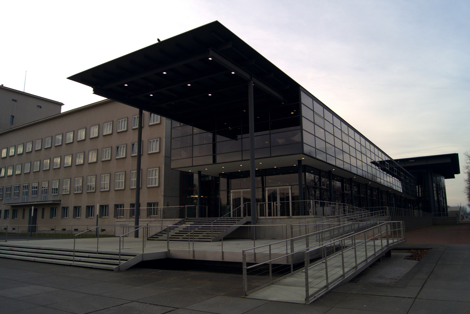 Fliehende Linien Dresden Landtag