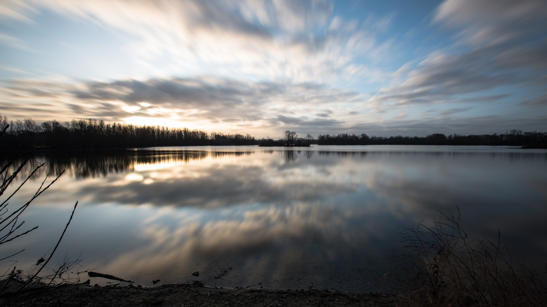 Fliehende Wolken