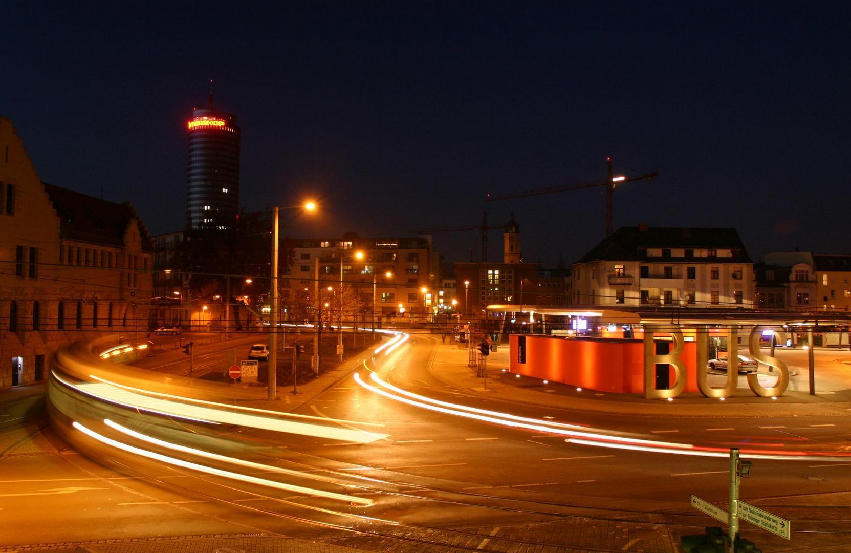 Fließender Verkehr in Jena